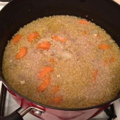 A picture of Quinoa soup.
