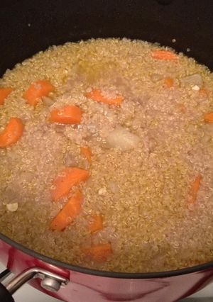 A picture of Quinoa soup.