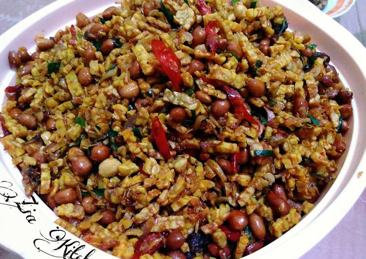 Sambal goreng tempe kacang ala zia kitchen