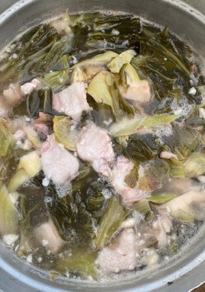 รูปของ ต้มผักกาดดองหมูสามชั้น