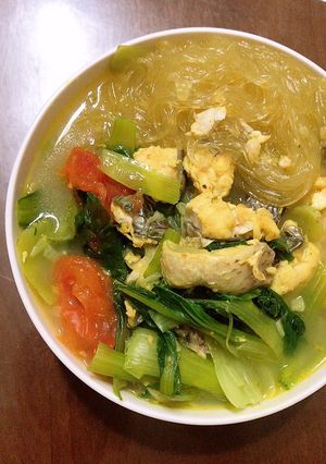 Hình của món Miến cá Healthy.