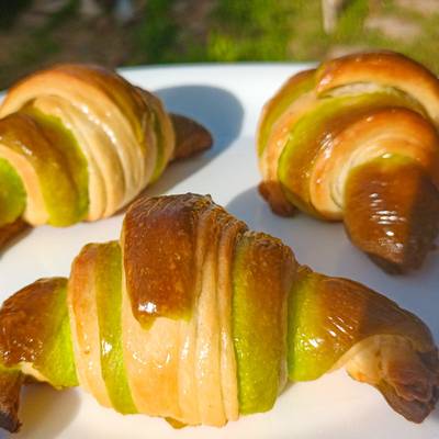 Croissant ? (Masa danesa) Receta de Abigail Comonfort - Cookpad