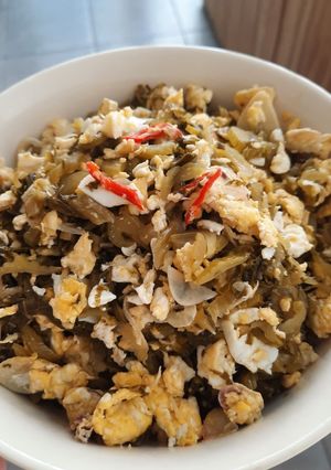 Foto resep Sayur Asin Orak-Arik Telur