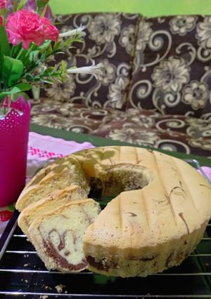 Foto resep Marmer Cake metode all in one