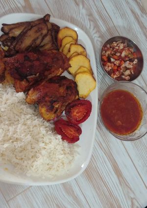 عکسی از دستور خورشت مرغ و بادمجان
