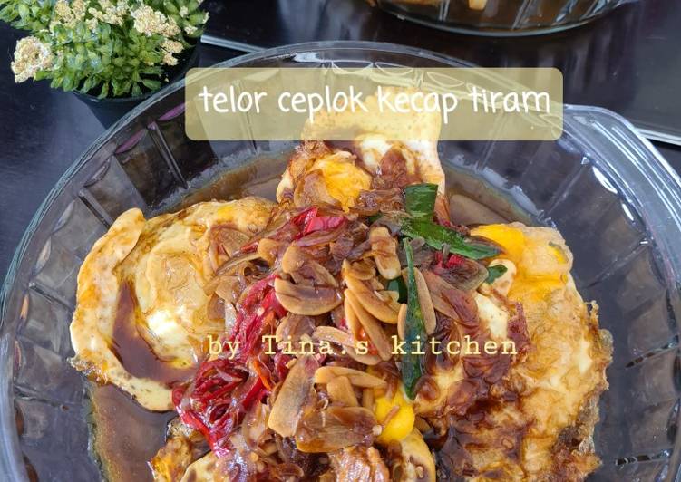 Telor ceplok kecap tiram