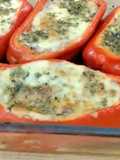 Pimentos recheados no forno