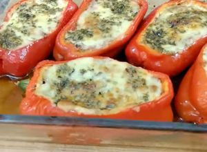 Foto de Pimentos recheados no forno