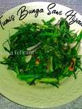 Tumis Bunga Sawi Hijau