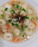 Soup tôm bong bóng cá