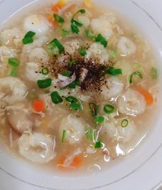 súp bắp thịt heo