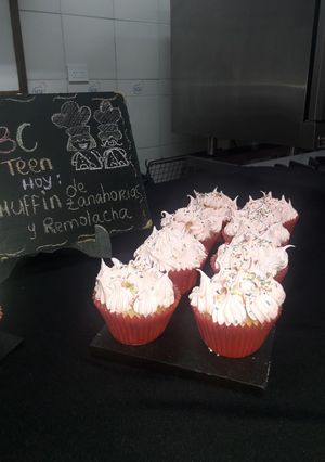 Una foto de Muffins de zanahoria y naranja