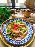 30:10:23 - Calamari dan kacang panjang goreng cili