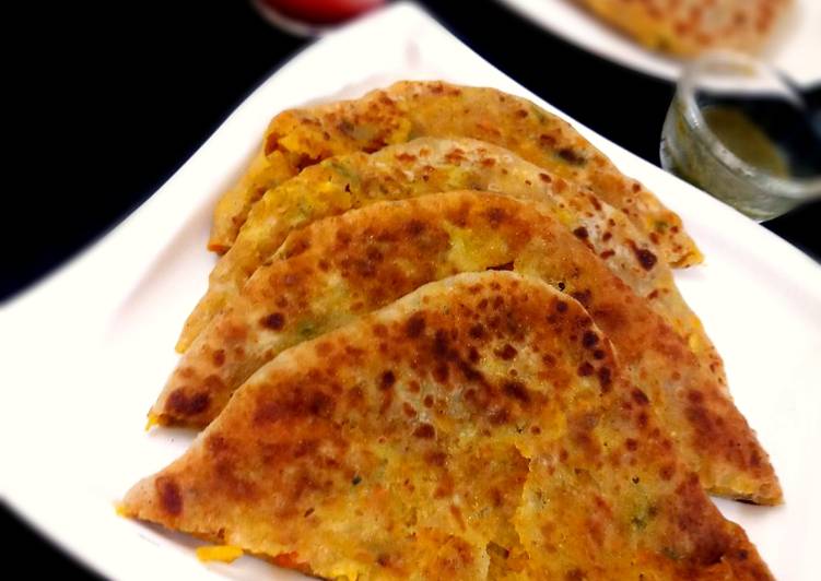 Step-by-Step Guide to Prepare Homemade Veg noodles paratha