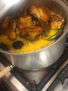 صورة لوصفة كبسه بالدجاج