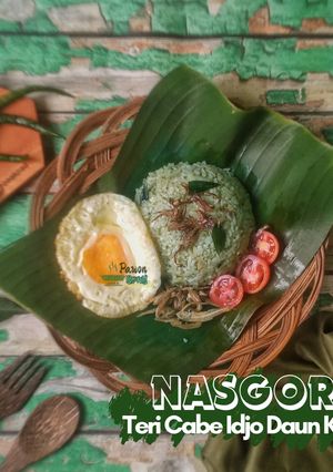Foto resep Nasgor Teri Cabe Idjo Daun Kari