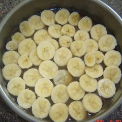 A picture of Banana upside down cake (Low Fat).