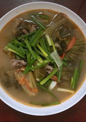 Hình của món Canh dưa bò.