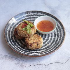 A picture of Store cupboard thai fishcake.