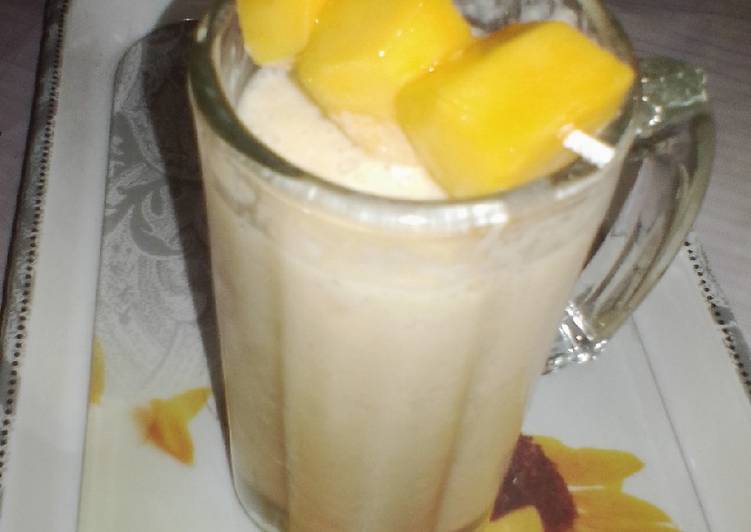 Easiest Way to Prepare Award-winning Honey Mango Milkshake