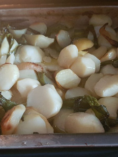 Una foto de Patatas a lo pobre al horno