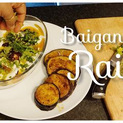 A picture of How to make Baingan ka Raita.