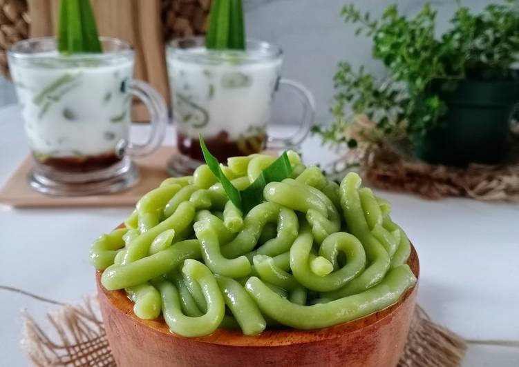 Bagaimana mengolah Cendol daun pandan &amp; suji, Enak