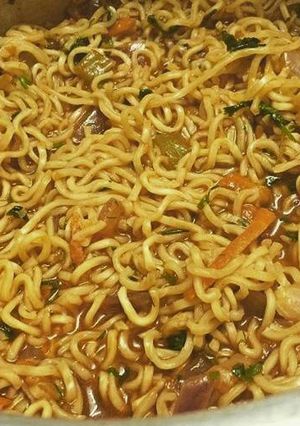 صورة لوصفة اندومي لذيذ
