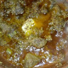 A picture of Beef Makknii Handi.