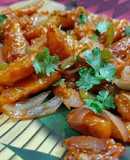 Honey chilli potato