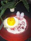 Sabudana Pudding with Yakult