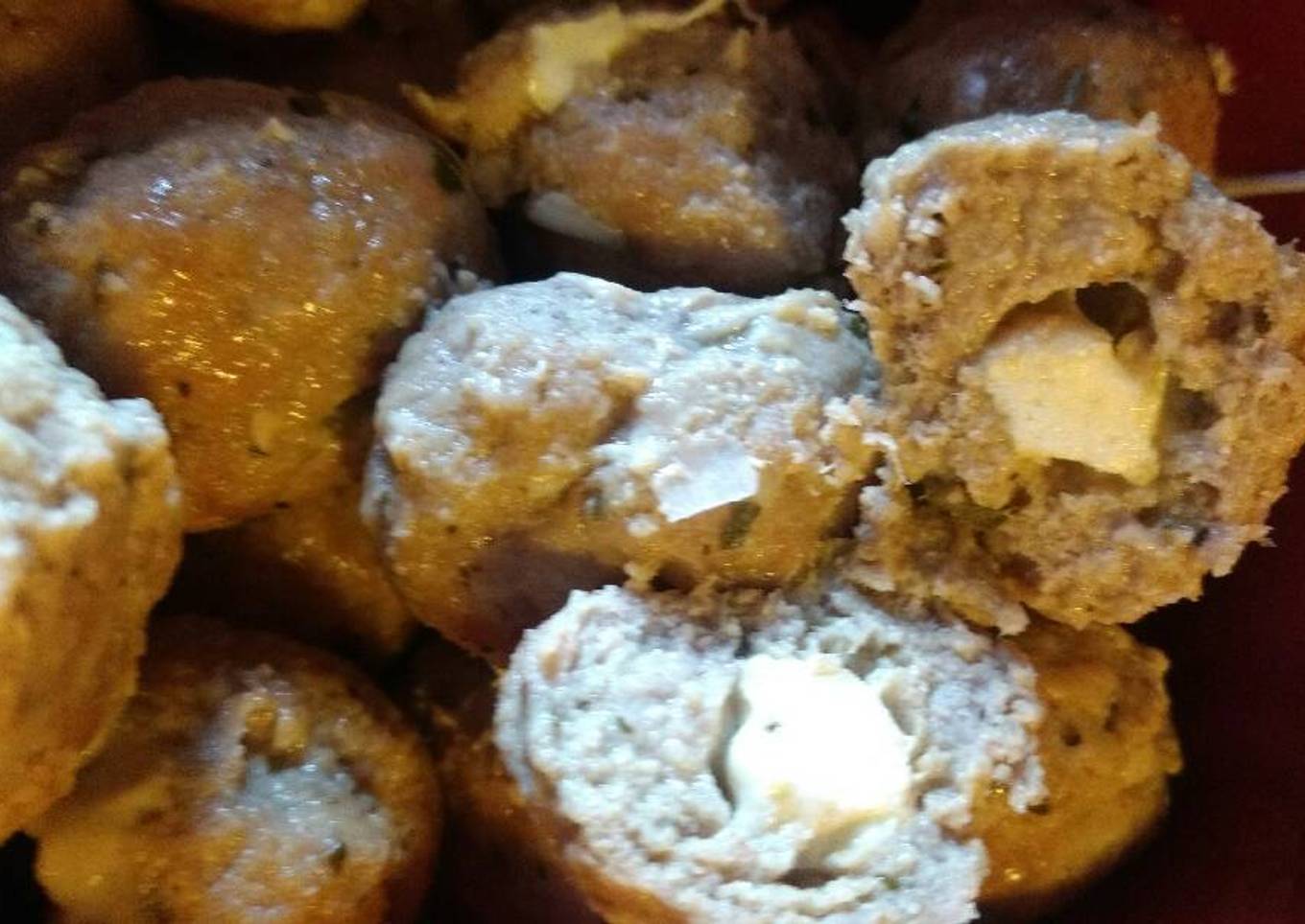 Turkey Mozzarella Meatballs