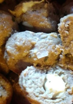 A picture of Turkey Mozzarella Meatballs.