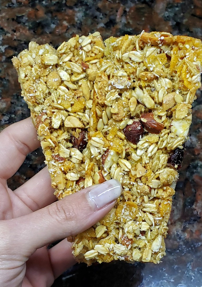 Una foto de Snack saludable: barritas de cereal 💪🏻💥