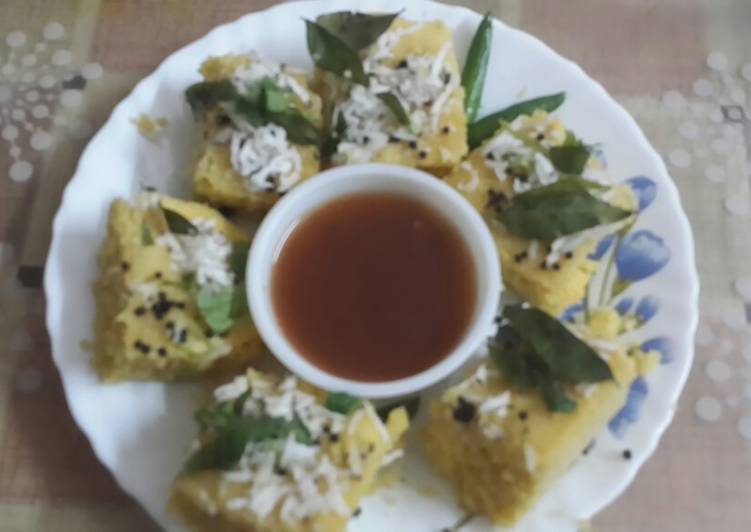 Simple Way to Make Homemade Instant dhokla