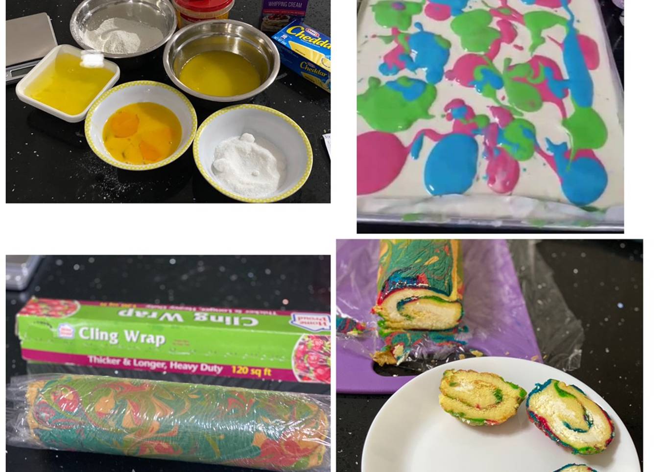 Swiss roll cheese / bolu gulung keju