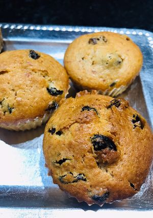 Una foto de Muffins Cítricos con Pasas de Uva 🙌🏻
