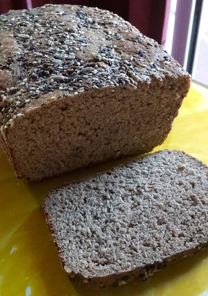 Una foto de Pan integral con avena