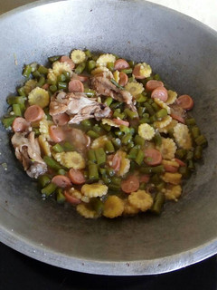 Foto resep Oseng Buncis + Baby Corn + Sosis + Ayam