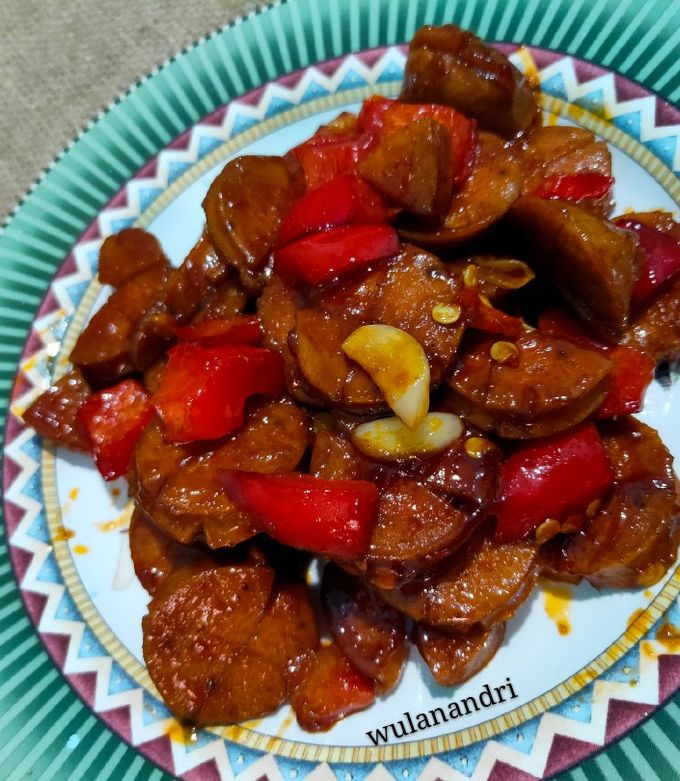 Foto resep Sweet n Sour Sosis Paprika