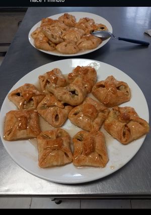 Una foto de Dumplings de Manzana