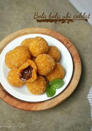 Foto resep Bola bola ubi coklat