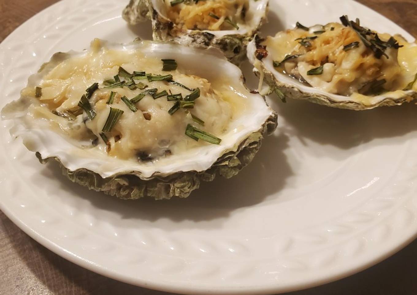 Brad's oyster Rockefeller