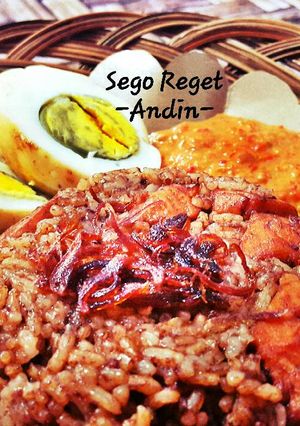 Foto resep Sego Reget