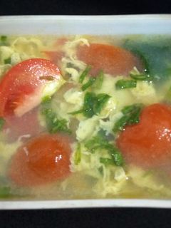 Foto resep Tan Hua Tang (Sup Telur Tomat)