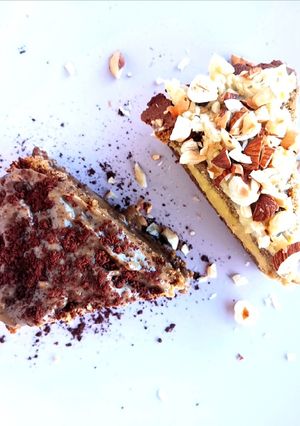 รูปของ เค้กคุกกี้ (Cookie Cake)​ ไส้ครีมมะนาวและครีมกาแฟ
