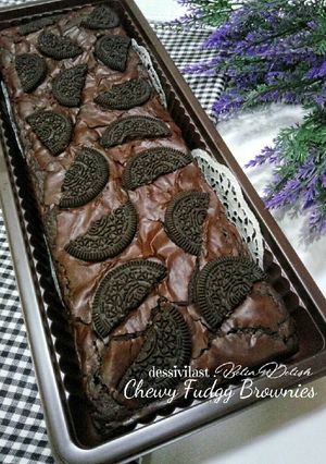 Foto resep Chewy Fudgy Brownies