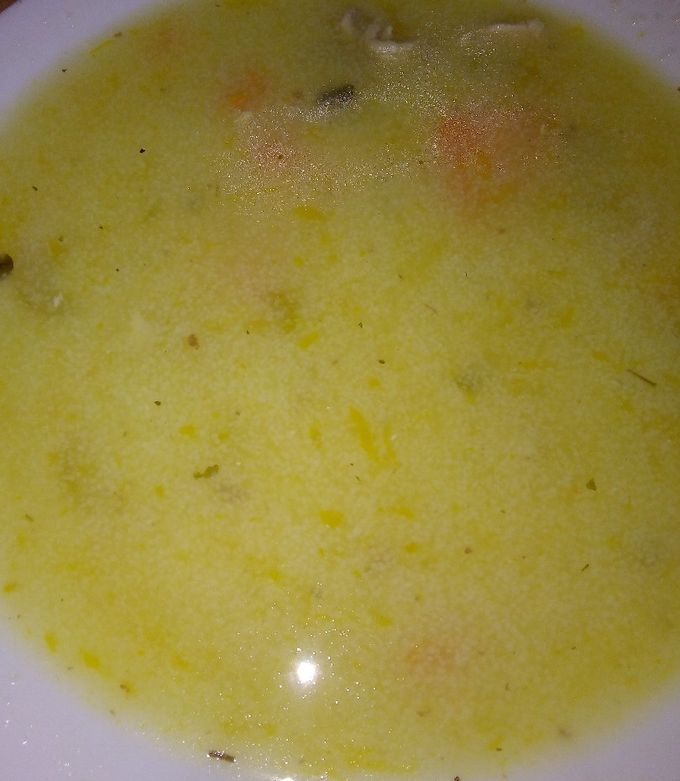 Una foto de Sopa o consomé de sémola