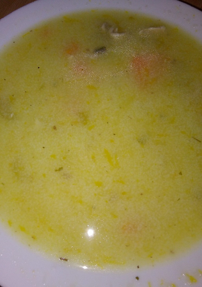 Una foto de Sopa o consomé de sémola