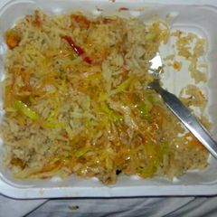 Fried rice with cabbage A picture of Fried rice with cabbage.